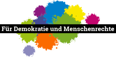 Für Demokratie und Menschenrechte Logo